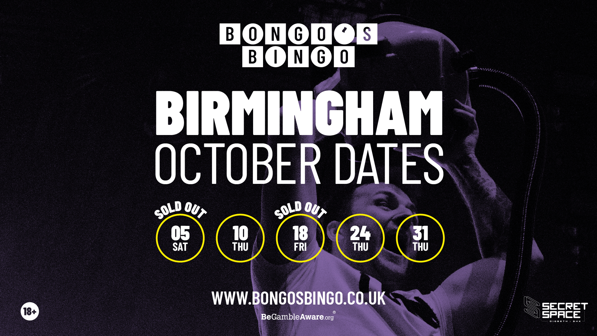 Bongo's Bingo Birmingham Secret Space Events
